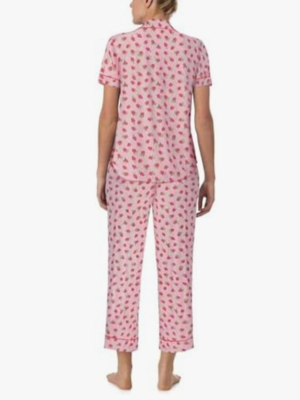 Kate Spade New York Raspberry Design Spring / Summer Pj Set ♠️ - Picture 8 of 9